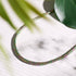 Serpentine | Unicorn Gold Hematite x Unicorn Silver | Double Wave Necklace